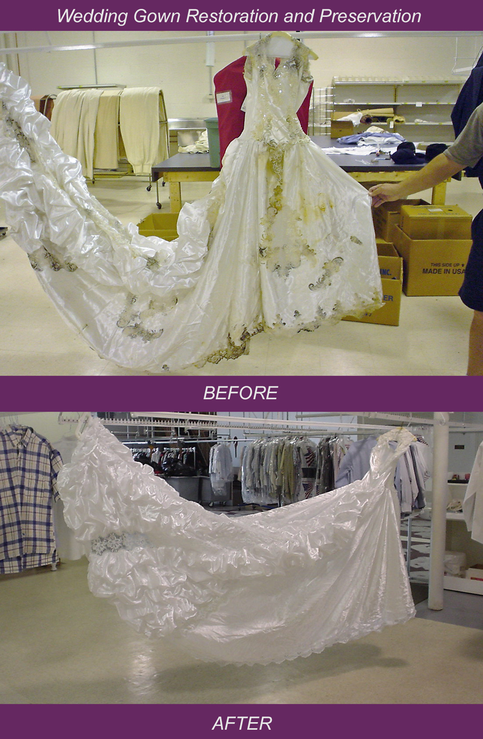 Wedding Gown Preservation and Restoration